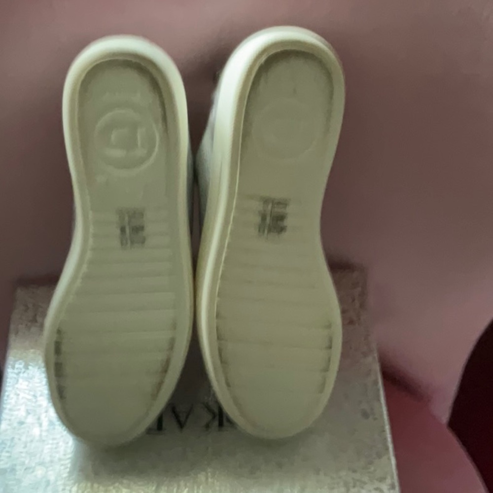 Dune London Metallic Silver Women's Sneakers - Picture 3 of 5